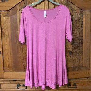 LuLaRoe Pink size Small Short Sleeve Short